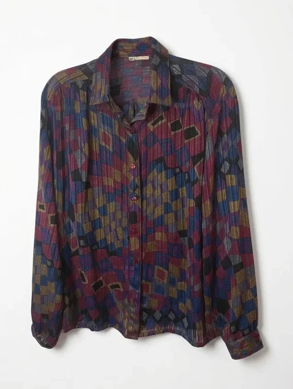 Blusa camisa vintage Nina Ricci R836 – photo 2